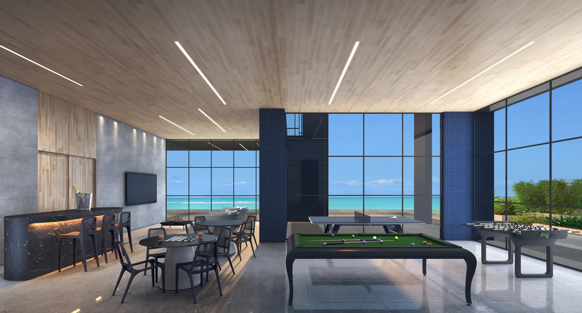 Sala de jogos interna
