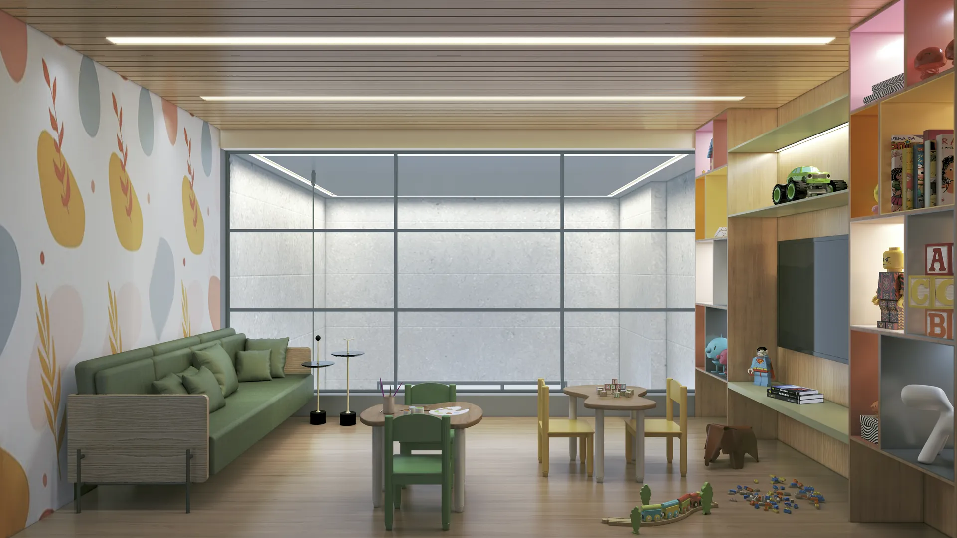 Espaço kids interno